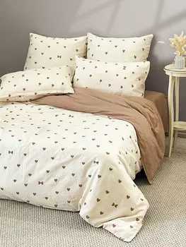 Постельное белье 2-х сп Евро (4 нав)