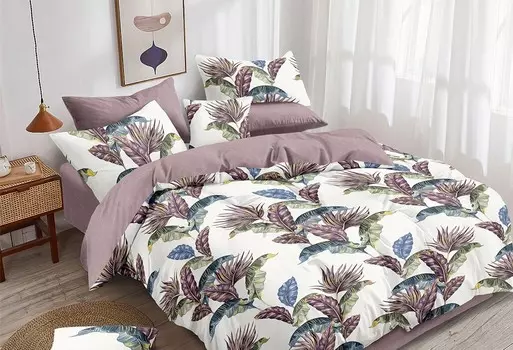 Постельное белье 2-х сп с Евро прост. на резинке