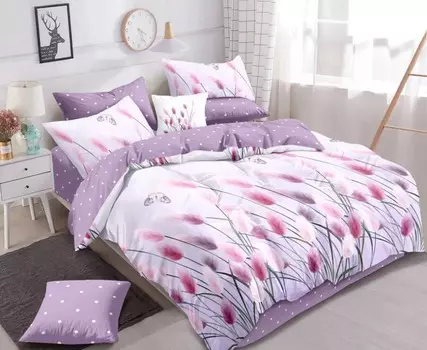 Постельное белье 2-х сп с Евро прост. на резинке