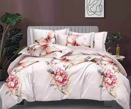 Постельное белье 2-х сп Евро (2 нав. 50х70)