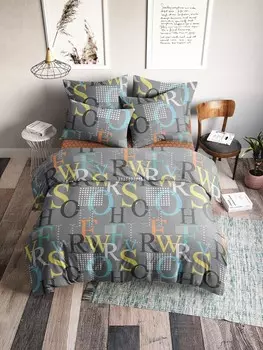 Постельное белье 2 спальный с Евро