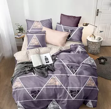 Постельное белье 2-спальный с евро простыней