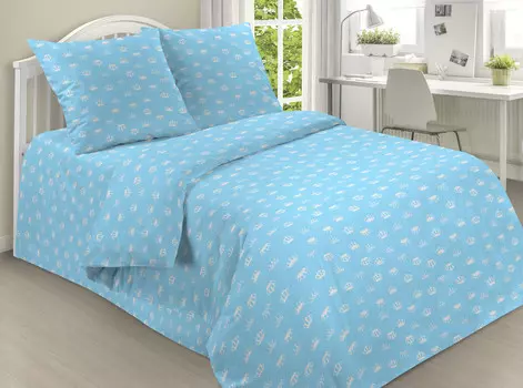 Постельное белье Набор в детскую кроватку из поплина