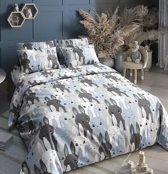 Постельное белье Набор в детскую кроватку из поплина