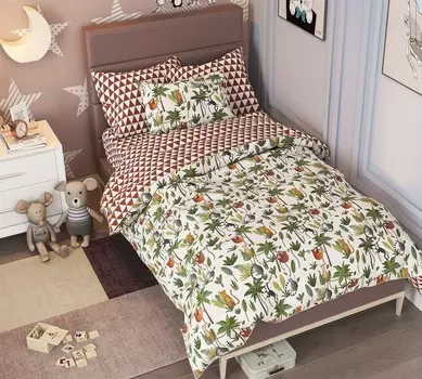 Постельное белье Набор в детскую кроватку из поплина