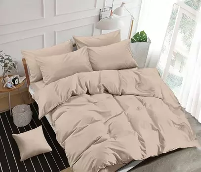 Постельное белье однотонного 1,5 сп Элит