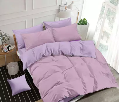 Постельное белье однотонного 1,5 сп Элит