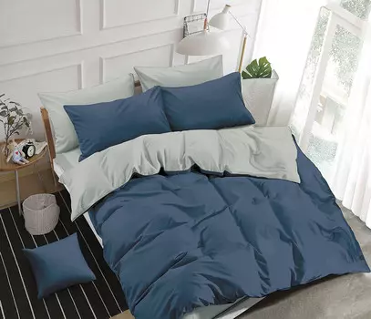 Постельное белье однотонного 1,5 сп Элит