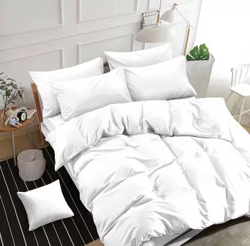 Постельное белье однотонного 1,5 сп Элит