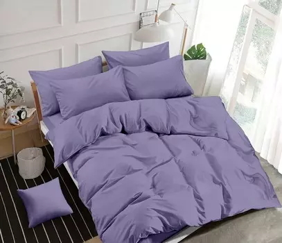 Постельное белье однотонного 2-х сп с Евро прост. Элит