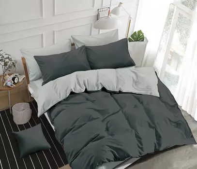 Постельное белье однотонного 2-х сп с Евро прост. Элит