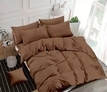 Постельное белье однотонного 2-х сп с Евро прост. Элит