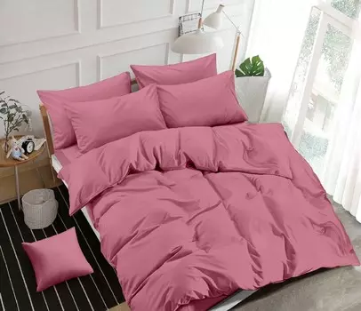 Постельное белье однотонного Евро Элит