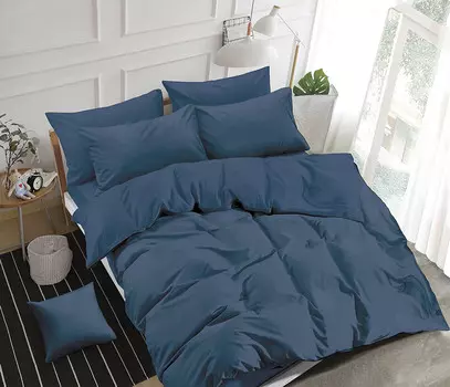 Постельное белье однотонного Евро Элит