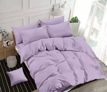 Постельное белье однотонного Семейный Элит