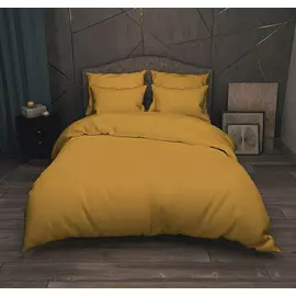 Постельное белье однотонной 2-х сп с евро прост.