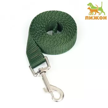 Поводок 1,2 м х 2 см, зеленый