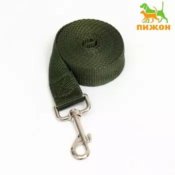 Поводок 2 м 2.5 см, зеленый