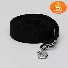 Поводок 3 м х 2,5 см, черный