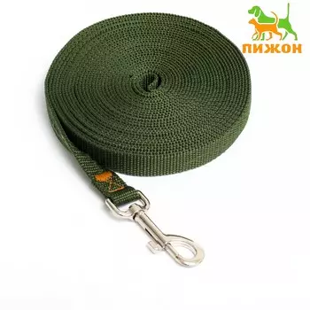 Поводок 7 м х 2 см, зеленый
