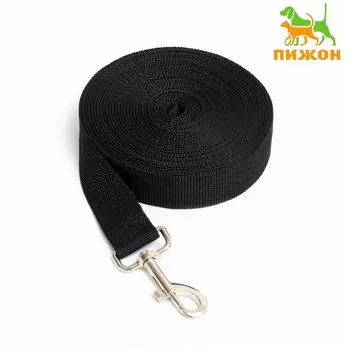 Поводок 7 м 3 см, черный