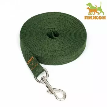 Поводок брезентовый, 5 м 2 см, хаки