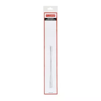 Поводок струна стальной yugana, диаметр 0.3 мм, тест 9 кг, 15 см, 5 шт.