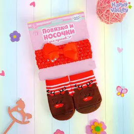 Повязка и носочки для пупса