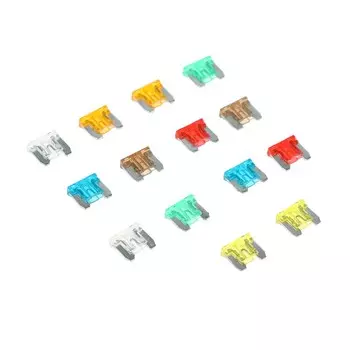 Предохранитель микро, 5а, 7.5а, 10а, 15а, 20а, 25а, 30а, набор 14 шт