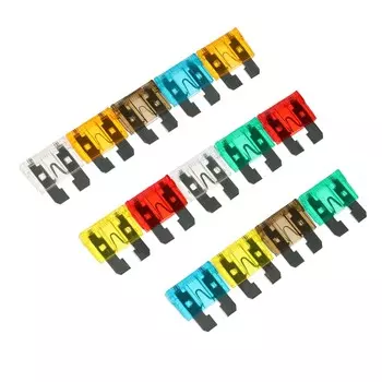Предохранитель стандарт, 5а, 7.5а, 10а, 15а, 20а, 25а, 30а, набор 14 шт