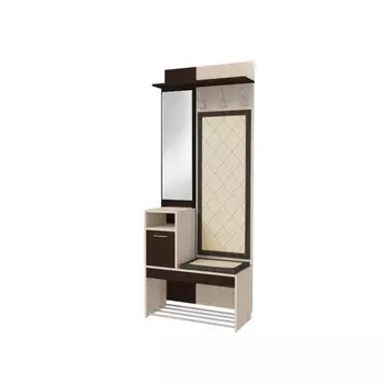 Прихожая ольга 1, ясень шимо светлый/венге