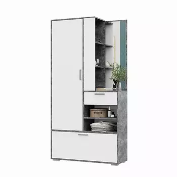 Прихожая верден, 1000х354х1950, белый/ателье светлое