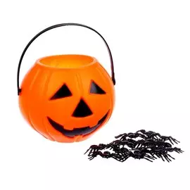 Конфетница с паучками