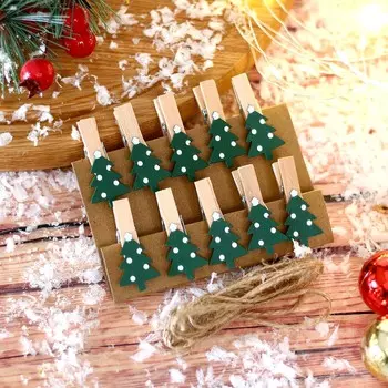 Прищепки декоративные новогодние