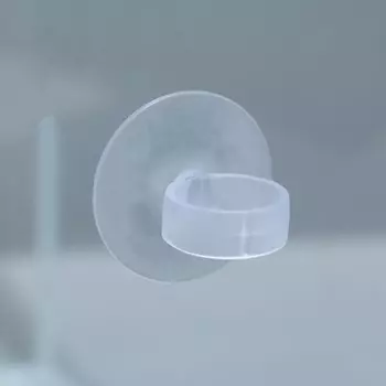 Присоска с держателем силиконовая, ф22 мм, 1 шт.