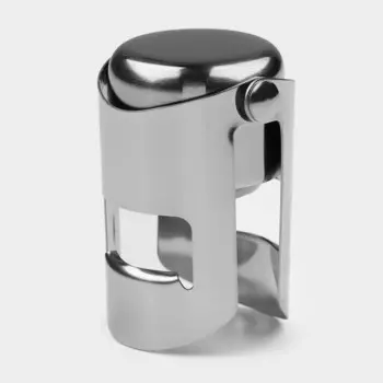 Пробка для бутылки раздвижная magistro, 445.5 см, серебристая