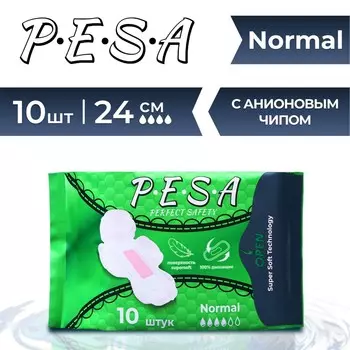 Прокладки гигиенические pesa normal, 10 шт.