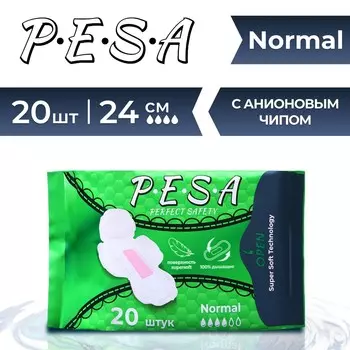 Прокладки гигиенические pesa normal, 20 шт.