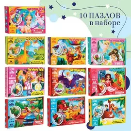 Промобокс фигурные пазлы для детей