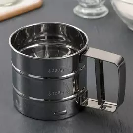 Просеиватель для муки доляна, 375 мл