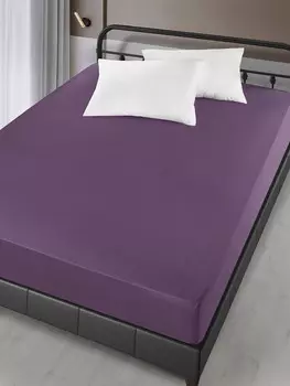 Простынь сатин на резинке 160x200+30 см