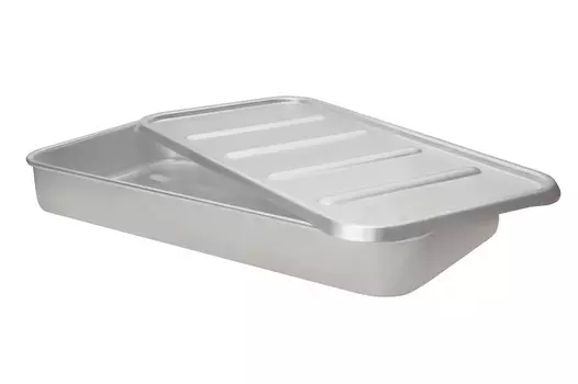 Противень (лоток кондитерский) 30х60х8см металлическая крышка