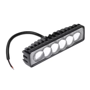 Противотуманная фара, 12 в, 6 led, ip67, 18 вт, направленный линзованный свет
