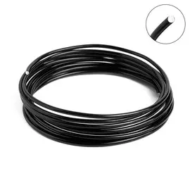 Проволока для плетения d=3мм, намотка 3м, цвет черный