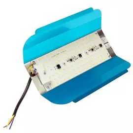 Прожектор светодиодный luazon сдо07-100 бескорпусный, 100 вт, 6500 к, 8000 лм, ip65, 220 в