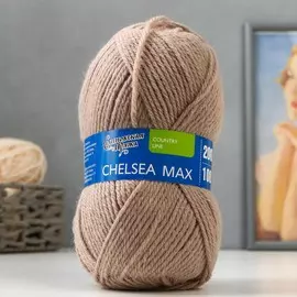 Пряжа chelsea max (челси max) 50% шерсть англ.кроссбред, 50% акрил 200м/100гр фрез_v2 (70030)