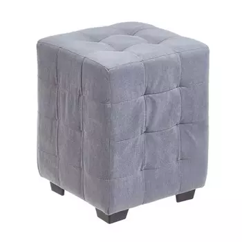 Пуф кусен, 300х300х400, велюр серый