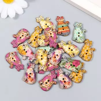 Пуговицы декоративные дерево 2 прокола