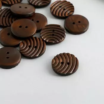 Пуговицы дерево для творчества 2 прокола