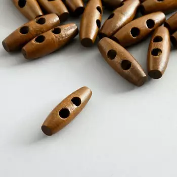 Пуговицы дерево для творчества 2 прокола